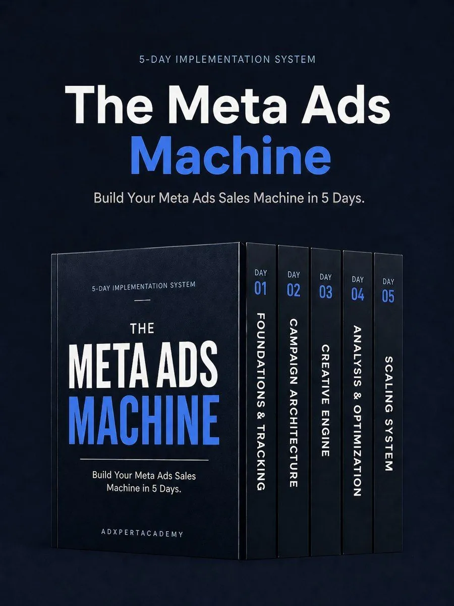 The Meta Ads Machine, 5-day implementation system box set