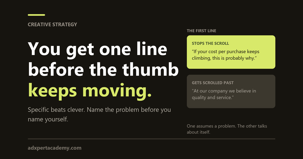Facebook Ad Copy: 3 Hooks That Stop the Scroll in 2026