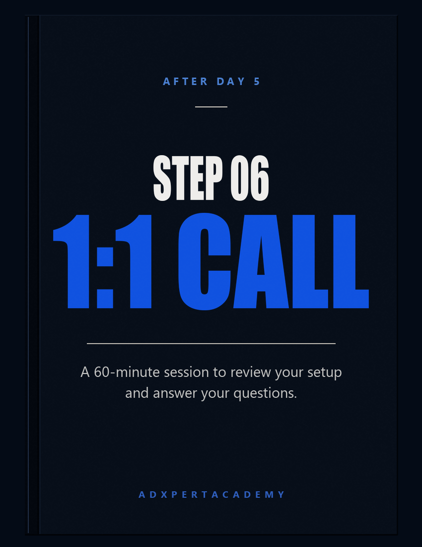 Step 06 - 1:1 support call cover